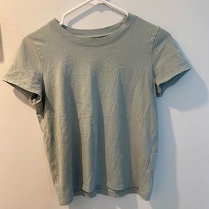 XS Madewell olive green T-shirt